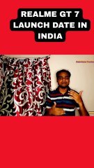 REALME GT 7 LAUNCH DATE IN INDIA #SHORT