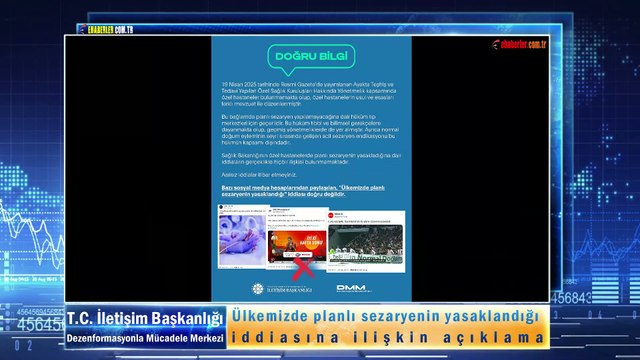 Ülkemizde planlı sezaryenin yasaklandığı iddiasına ilişkin açıklama