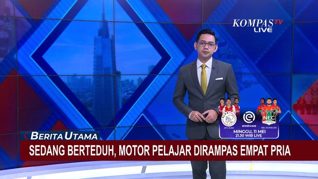 Detik-Detik Motor Siswi Dirampas 4 Pria saat Sedang Berteduh di Lumajang