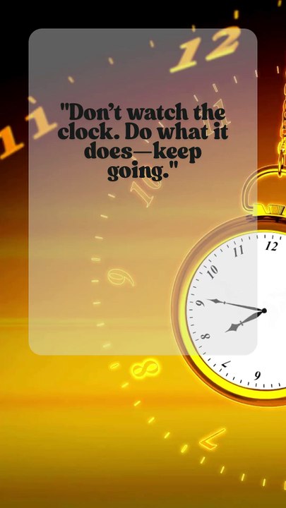 Don’t Watch the Clock Keep Going | Motivational Quote to Stay Focused & Driven #shorts #motivation