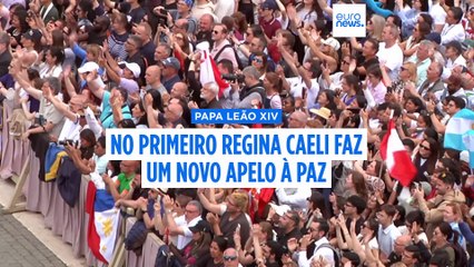 Na sua primeira missa dominical, Papa Leão XIV pede paz à guerra da Ucrânia e Gaza