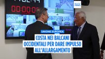 António Costa a Euronews: adesione all'Ue dei Balcani occidentali priorità geopolitica