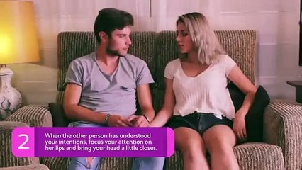 How to kiss step by step for the first time