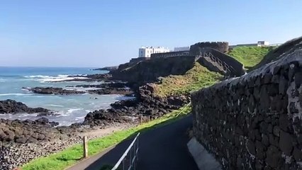 Morning dip on the north coast
