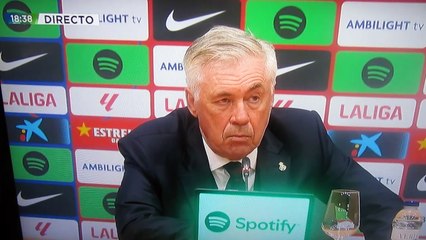 Rueda de prensa Carlo Ancelotti post partido FC Barcelona Real Madrid domingo 8 mayo 2025