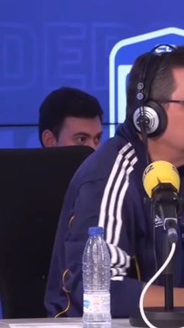 Roncero: celebración con fe del golazo de Mbappé (4-3) en el FC Barcelona - Real Madrid