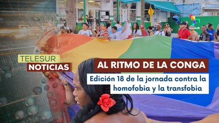 Centenares de cubanos bailaron conga en defensa de la diversidad