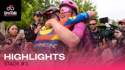 Giro d'Italia 2025 Stage 3 Highlights 🚴‍♂️ | Exciting Race Moments