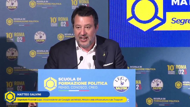 Salvini - Scuola di Formazione Politica della Lega (11.05.25)