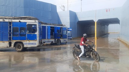 Ahmedabad: चांदखेड़ा आईओसी अंडरपास में छठे दिन भी जल जमाव