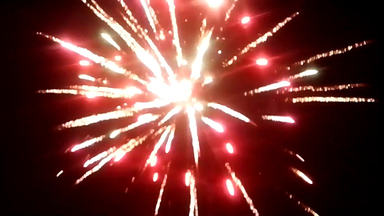 Fireworks at freed gate