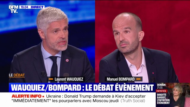 OQTF: Laurent Wauquiez (LR) veut un effet dissuasif , Manuel Bompard (LFI) lui répond en disant qu'il faut discuter avec les pays qui sont censés les récupérer