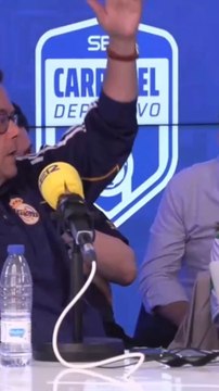 El enfado de Roncero tras el gol de Lamine: el Barça empata el Clásico