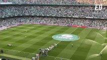 El Betis Futsal celebra el ascenso en el Villamarín