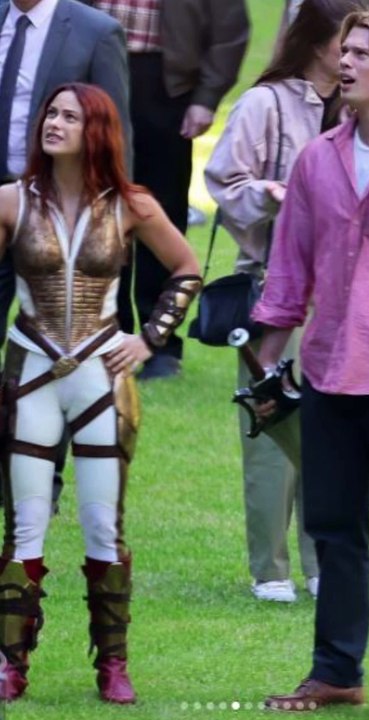 He-Man – Fotos del set muestran a Camila Mendes como Teela y a Adam con la espada #he-man