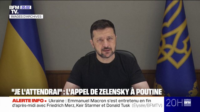 Paix en Ukraine: Volodymyr Zelensky a indiqué qu'il attendra Poutine en Turquie ce jeudi
