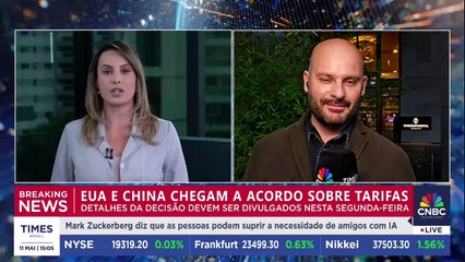BREAKING NEWS: China e EUA firmam acordo para redução de déficit comercial | PLANTÃO TIMES BRASIL