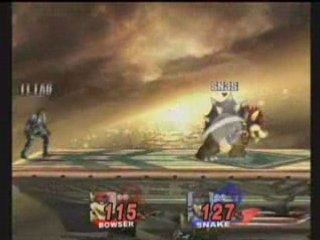 Brawl SN3S (Bowser) Vs Iliad (Snake)