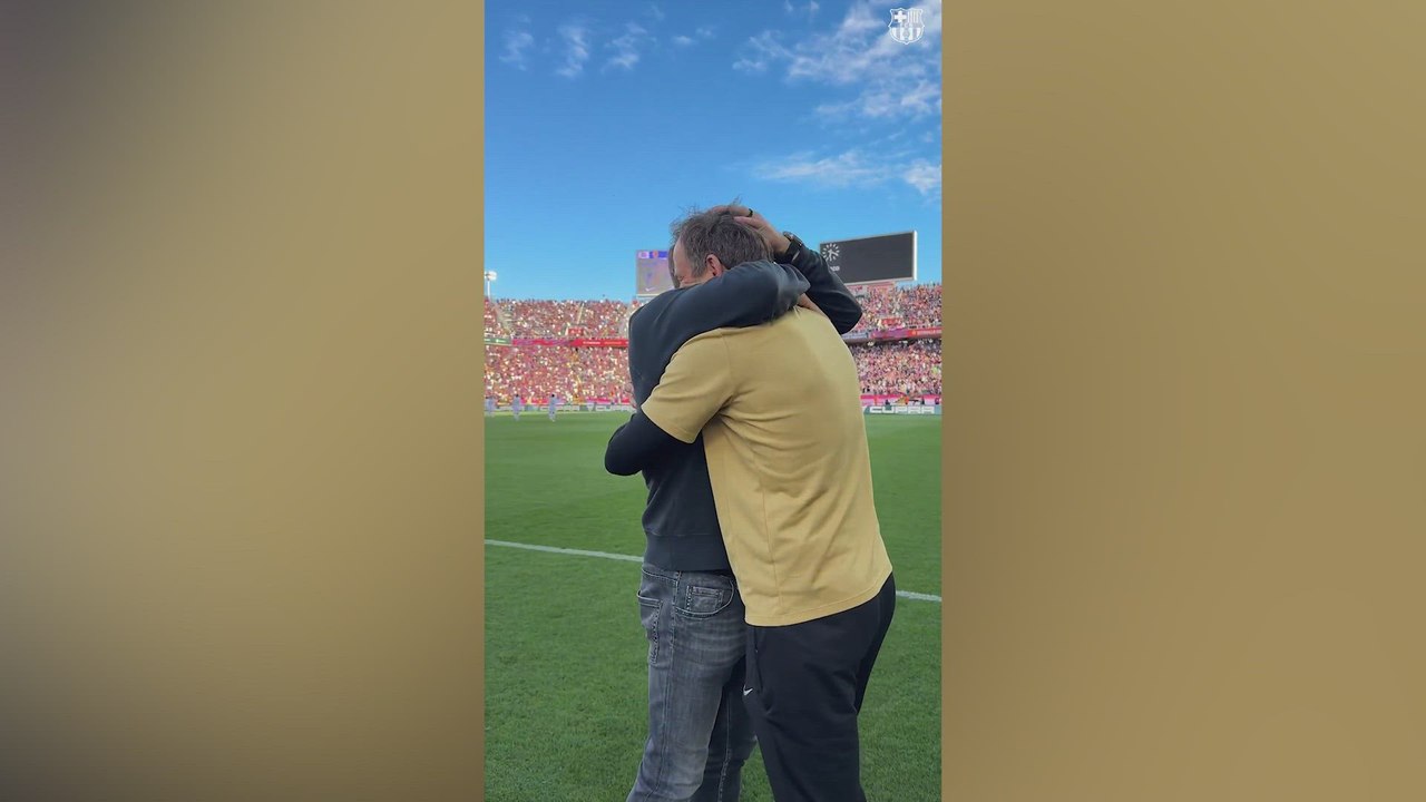 FC Barcelona complete celebration after beating Real Madrid in El Clasico