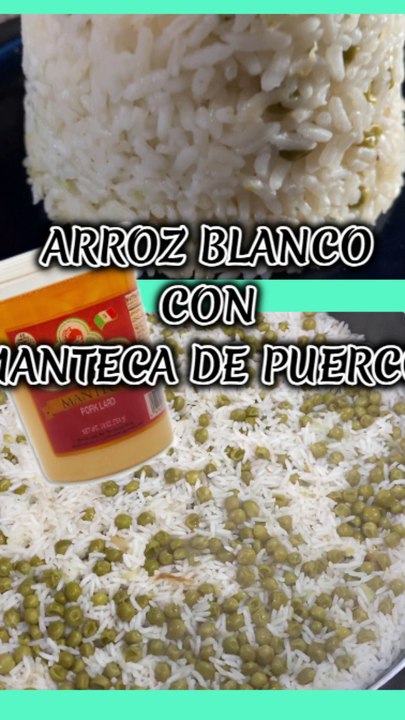 porque son muy pocos los que te dicen el secreto del arroz perfecto. hecho con manteca de puerco.
