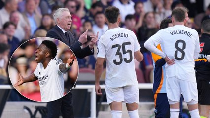 Lío con el cambio de Vinícius: así fue la escena en el Clásico