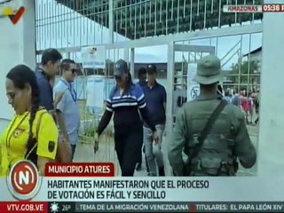 Amazonas | Habitantes del mcpio. Atures ratifican la rapidez y sencillez del proceso de votación