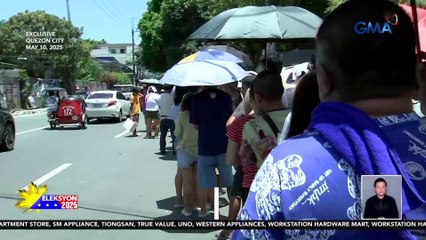 Mahahabang pila, namataan sa Quezon City sa huling araw ng kampanya nitong Sabado | Eleksyon 2025