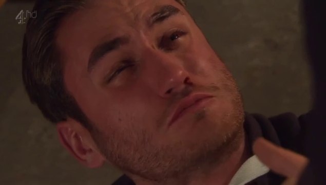 Hollyoaks Joe Roscoe Punches Freddie Roscoe 23rd May 2014