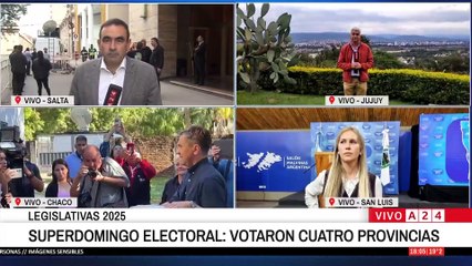 Elecciones en Chaco, Salta, Jujuy y San Luis: cerraron los comicios y arranca el recuento