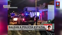 En Veracruz balean a policía estatal, continúan investigaciones