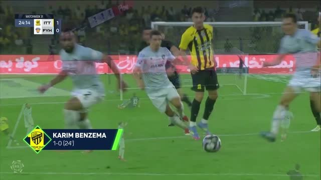 Benzema brace has Al Ittihad three points away from Saudi title