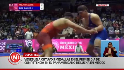 Venezuela conquista cinco medallas en Campeonato Panamericano de Lucha en México