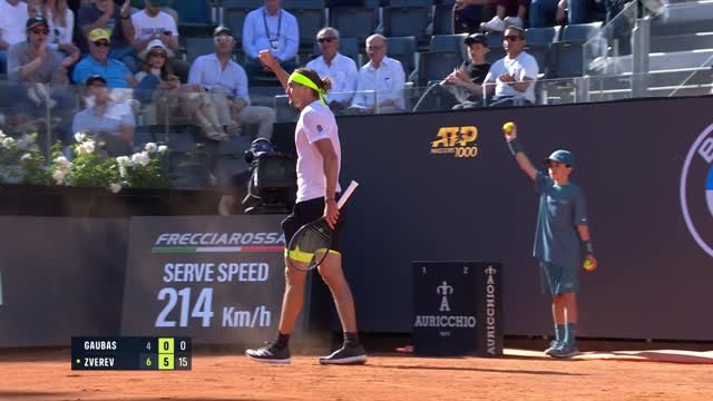 Reigning Rome champion Zverev back in the last 16