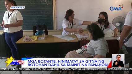 Mga botante, hinimatay sa gitna ng botohan dahil sa mainit na panahon | Eleksyon 2025