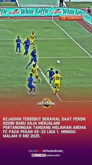 Detik-Detik Bus Tim Persik Dilempari Batu di Luar Stadion Kanjuruhan Malang