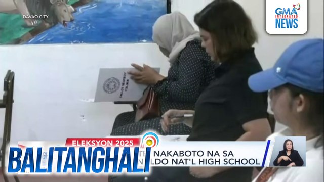 VP Sara Duterte, nakaboto na sa Daniel R. Aguinaldo Nat'l High School | Balitanghali