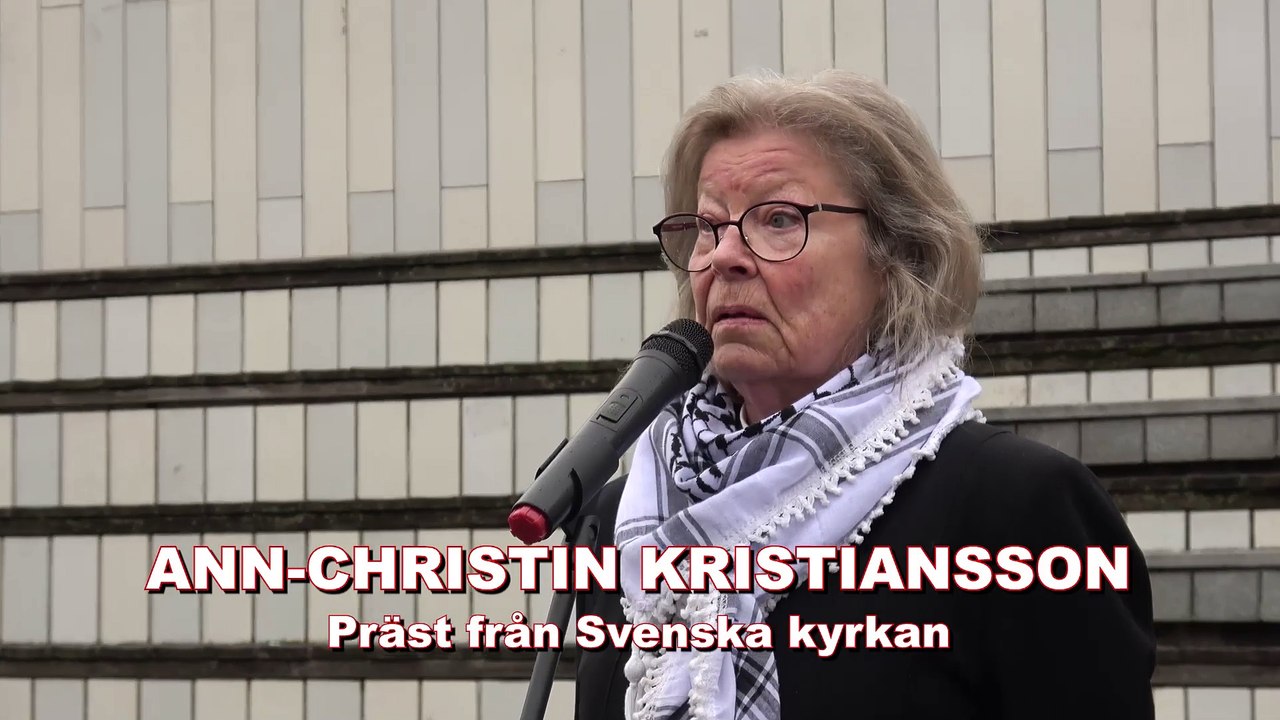Tal av Ann-Christin Kristiansson, präst svenska statskyrkan vid ”Segerns Dag” 9 maj:
