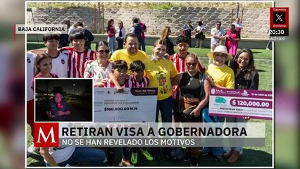 EU revoca las visas de la gobernadora de Baja California, Marina del Pilar Ávila, y de su esposo
