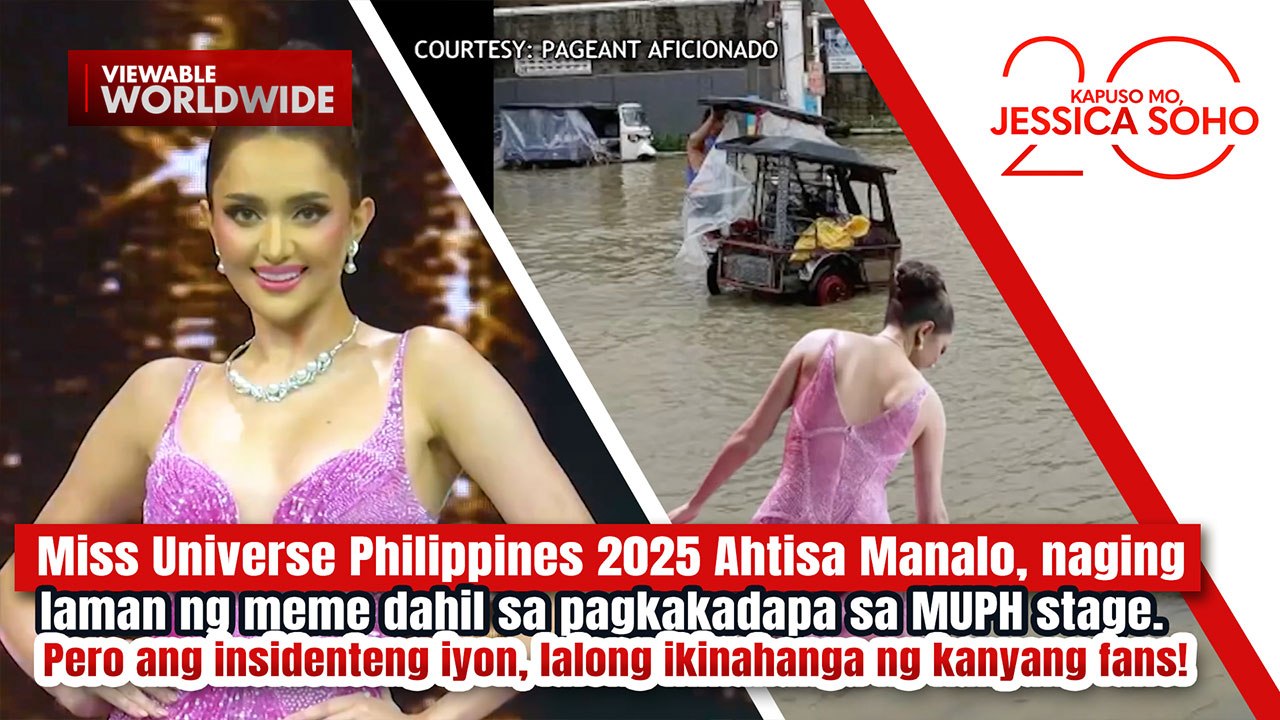 Miss Universe Philippines Ahtisa Manalo, laman ng meme dahil sa pagkakadapa | Kapuso Mo, Jessica Soho