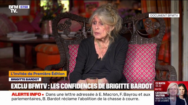 Ça va très bien : Brigitte Bardot parle de son état de santé dans son premier entretien face caméra depuis plus de 10 ans accordé à BFMTV