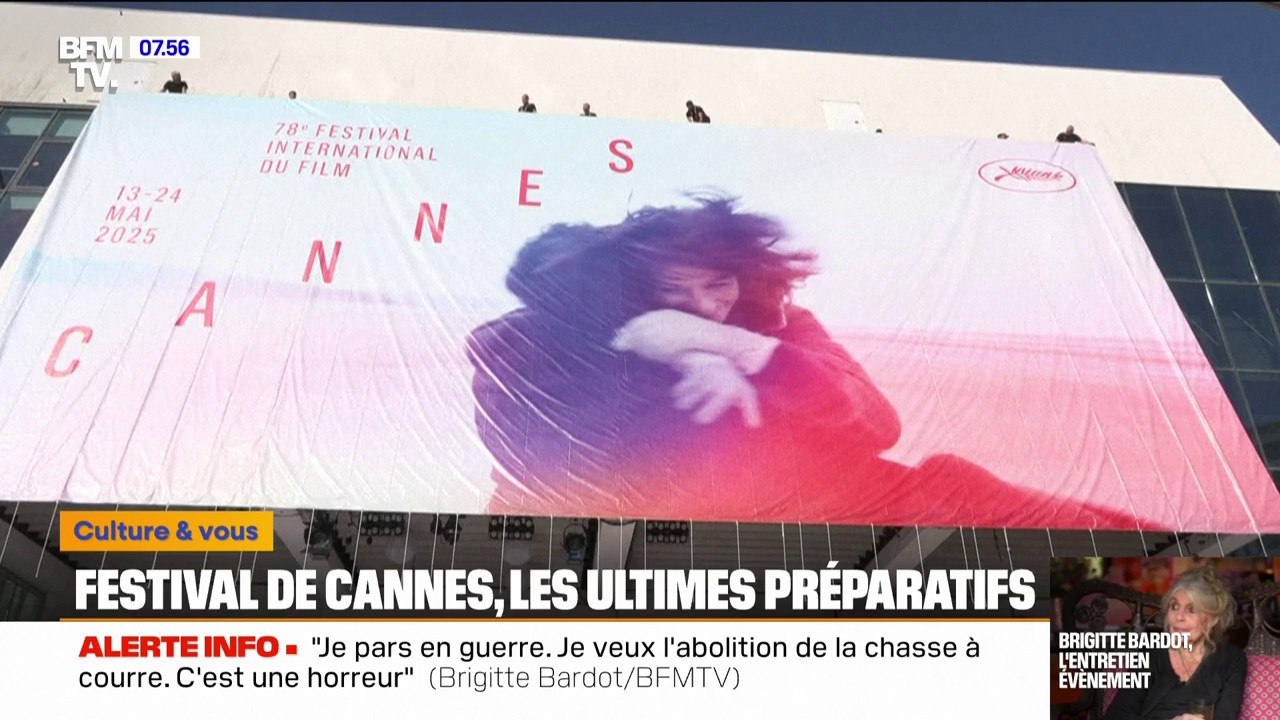 La croisette se prépare à accueillir son 78e festival de Cannes
