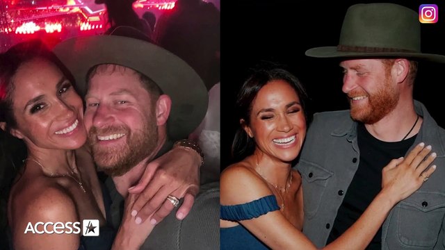 Prince Harry KISSES Meghan Markle During Date Night At Beyoncé Concert