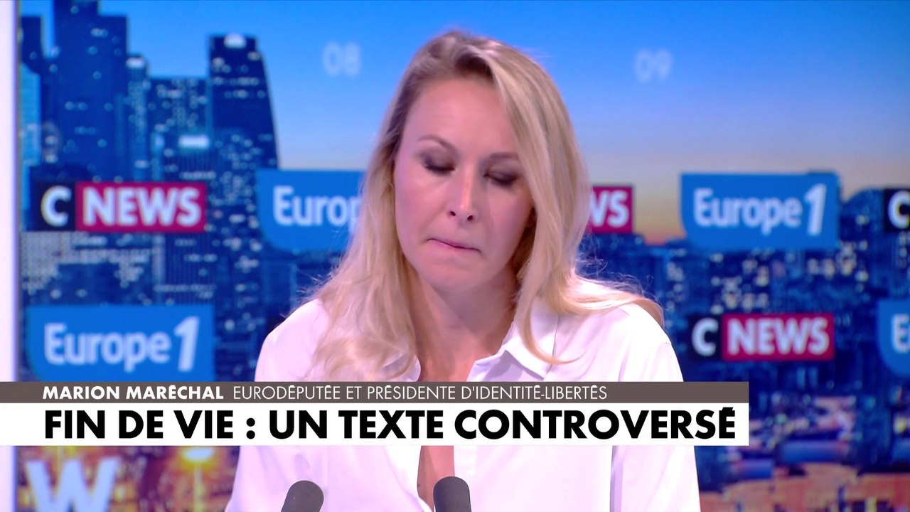 Marion Maréchal : «Ce texte sur la fin de vie est terrifiant»