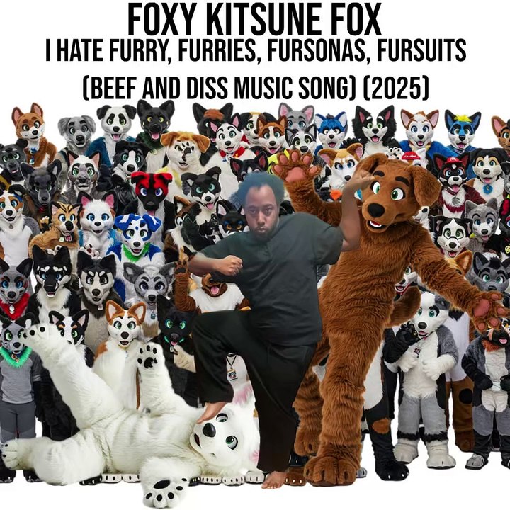 Baron Tremayne Caple A.K.A. Foxy Kitsune Fox: I Hate Furry, Furries, Fursonas, Fursuits (Beef And Diss Music Song) (05.11.2025)
