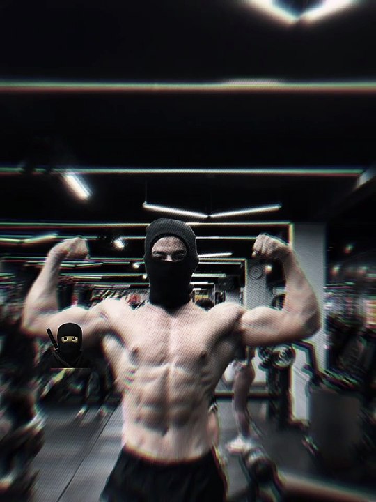 Gym pose