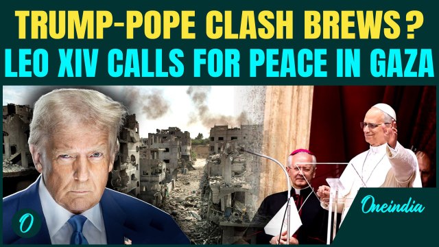 American Pope Leo XIV Defies Trump on Gaza? New Pope’s BLISTERING Call for Gaza Peace; ‘STOP WAR’