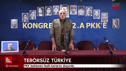 PKK beklenen fesih kararını duyurdu
