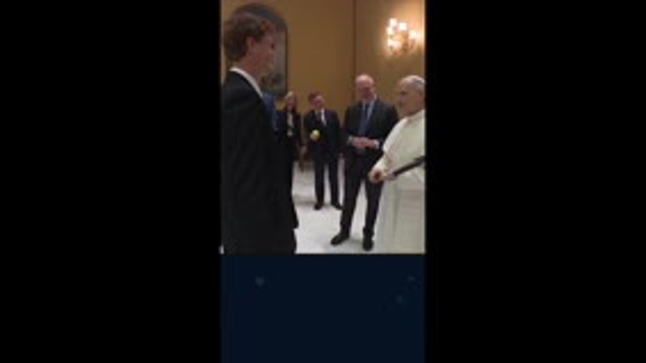 Rome - « Si vous voulez jouer un peu... » : Jannik Sinner reçu par le pape Léon XIV au Vatican en plein Masters 1000