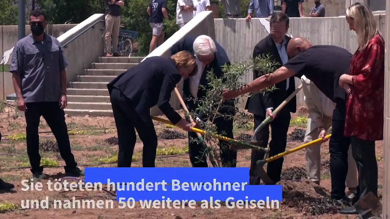 Nach Hamas-Angriff: Steinmeier besucht Kibbuz Beeri