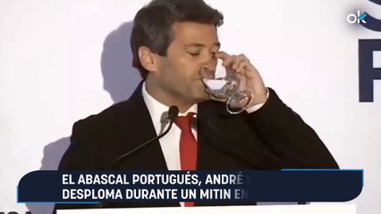 El Abascal portugués, André Ventura, se desploma durante un mitin en el Algarve